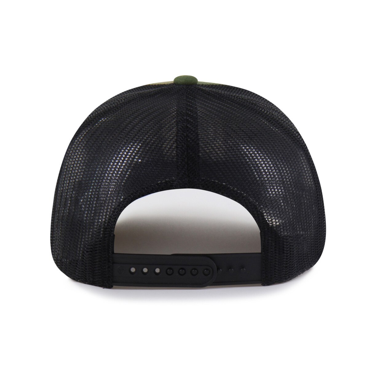 Camo/Black Structured Trucker Snapb